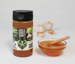 Garlic Smoked Honey – Badger Honey Spoon